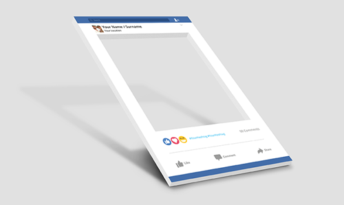 Picture of Facebook Selfie Frame