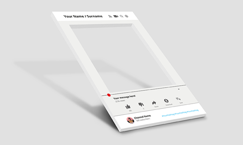 Picture of YouTube Selfie Frame
